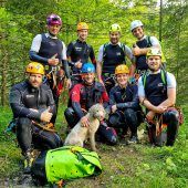 Vermisster Hund nach drei Tagen aus Dornbirner Schlucht gerettet