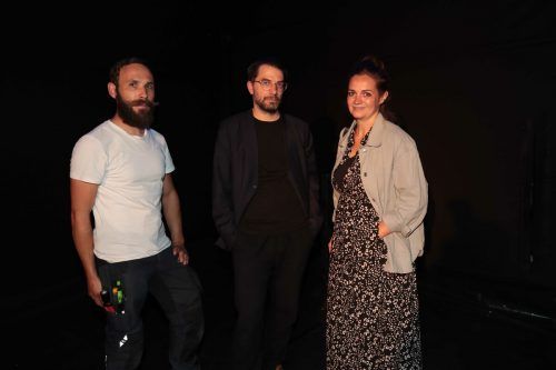 Paul Bianchini (l.) sowie Thomas Welte und Kerstin Resch.