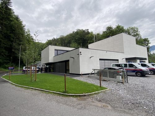 Im Einsatztrainingszentrum Koblach geschah das Malheur mit buchstäblich weitreichenden Folgen.  vn/rauch