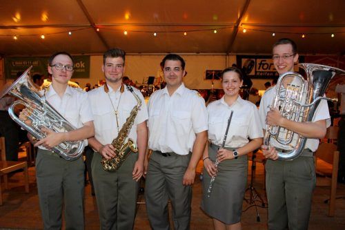 Sommerkonzert der Militärmusik Vorarlberg unter der Leitung von Kapellmeister Major Wolfram Öller in der langjährigen Garnisonsgemeinde Lochau am Bodensee. bms