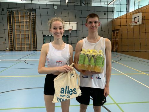 Teresa und Lucca blieben unbesiegt. SChuler