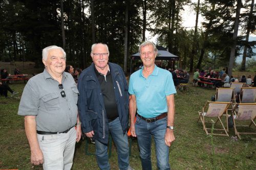 Unter den Gästen: Erich Lercher, Walter Fontana und Norbert Khüny.  