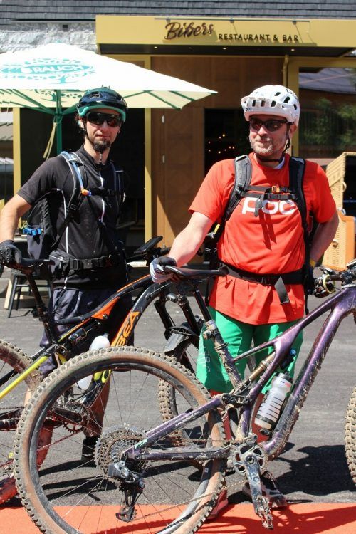 Viel vorgenommen hat sich dieses Duo: Von Oberstdorf an den Gardasee.