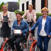 Eine Rikscha auch für Rollstuhlfahrer