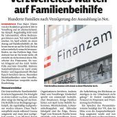 „Ma hilft“ springt bei Familienbeihilfe ein