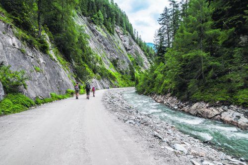 Wanderungen entlang der Gletscherbäche sind ein wunderbares Naturerlebnis. Nationalpark Hohe Tauern/Hannah Assil, Michael Kastl