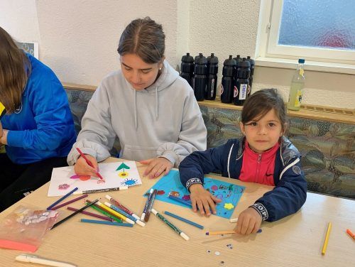 Zwischendurch wurde auch der Malblock gezückt. cth (3)