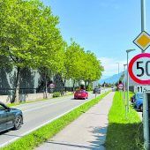 Tempolimit 50 auf der gesamten L 190 in Frastanz