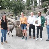 Steinbock „Nepomuk“ lernte Paten kennen