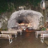 Versuchter Einbruch in Lourdes Grotte