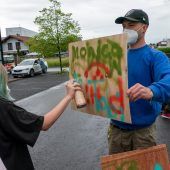 Sprühkunst ziert neue Lernwerkstatt