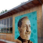 Graffiti-Denkmal für „Mr. Gymnaestrada“