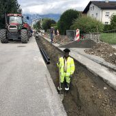 Aufputz für Energie- und Glasfasernetz in Rankweil