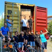 „Fahrrad-Container ist unterwegs“
