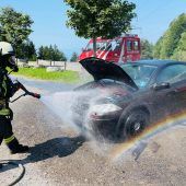Feuer im Motorraum