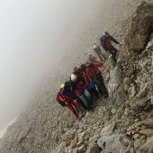 Rettungsaktion am Hohen Ifen