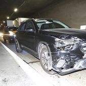 Im Tunnel aufgefahren