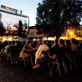 Großes Kino unter freiem Himmel am Marktplatz in Rankweil