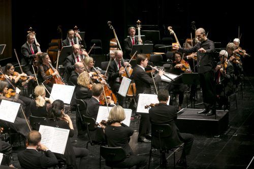 Wiener Symphoniker unter Omer Meir Wellber mit dem Oboisten Ramòn Ortega Quero.  BF/Mathis