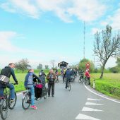 Das Ried gehört den Radfahrern