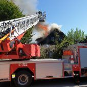 Brennender Dachstuhl in Feldkirch