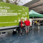 Re-Use Truck macht Station im Bezirk Dornbirn