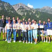 Equipen des GC Bludenz-Braz als Seriensieger