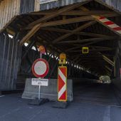 Senderbrücke gesperrt: Nur noch für Radfahrer und Fußgänger frei. »A10