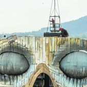 Der Clownskopf macht Platz für Neues