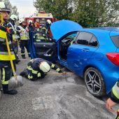 Unfall bei Ausfahrt