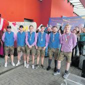 Großer Bahnhof für Medaillengewinner