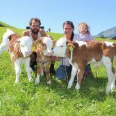 „Kuhles Trio“ auf dem Rinderer-Hof
