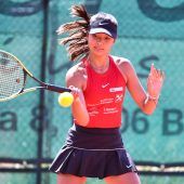 Talentproben der Tennis-Girls
