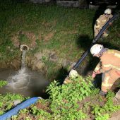 Brandinferno beim Steinbruch