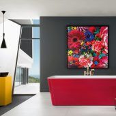 Bunte Hingucker im Badezimmer