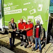Re-Use-Truck legt weiteren Stopp am Hohenemser Schlossplatz ein