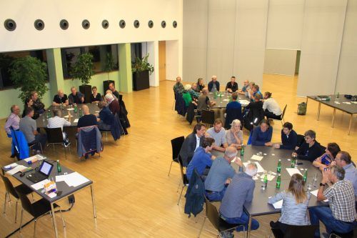 Beim ersten Bevölkerungsworkshop in der Koblacher DorfMitte wurde vergangene Woche intensiv gearbeitet und diskutiert. Gemeinde KOblach
