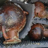 2700 Jahre alte Amphoren aus Schiffswrack in der Adria geborgen