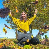 Verlockender goldener Herbst