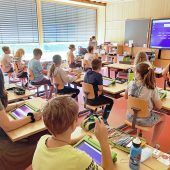 Lerncomputer im Einsatz an der Volksschule