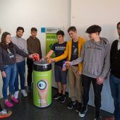 HTL Bregenz recycelt gemeinsam mit „Jede Dose zählt“
