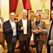 Feine Weine, feines Menü im Ambiente des Palasts