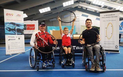 Maxi Taucher vom RC Enjo Vorarlberg holte sich überlegen den Gesamtsieg bei der Wheelchair Tennis Tour Austria 2021. mima