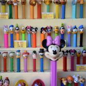 PEZ-Spender in Lustenau ausgestellt
