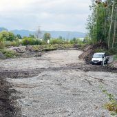 Neuer Damm an der Bregenzerach in Hard