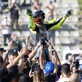 Valentino Rossi zum Abschied auf Rang zehn