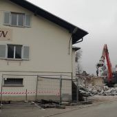 Beim Bären sind die Bagger aufgefahren