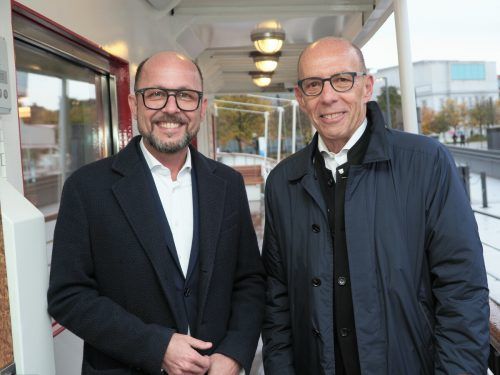 Bürgermeister Michael Ritsch und Kulturstadtrat Michael Rauth.  juen