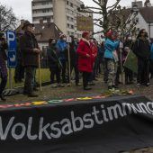 Demonstration für direkte Demokratie