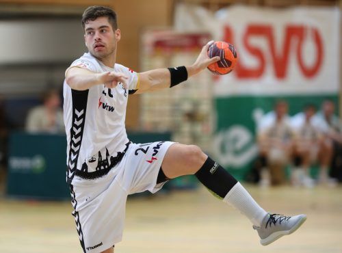 Ante Esegovic fehlt Bregenz Handball zum Auftakt der K.-o.-Runde. GEPA